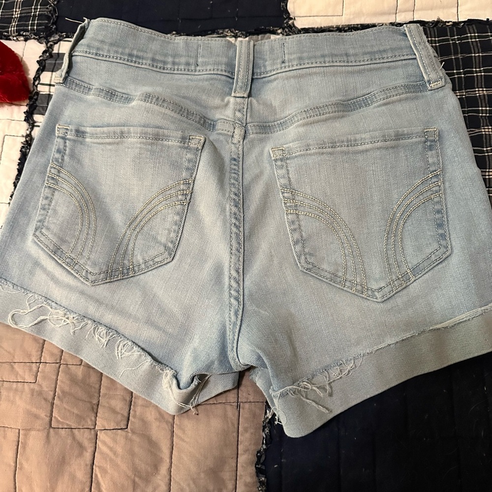 Light Blue Denim Women's Shorts